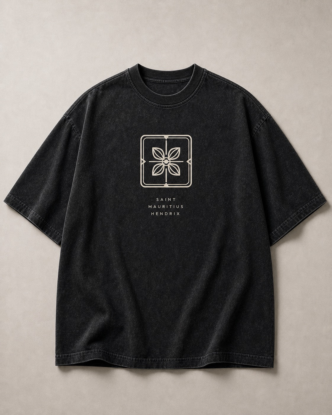 Saint Maurice Tee — black colorway