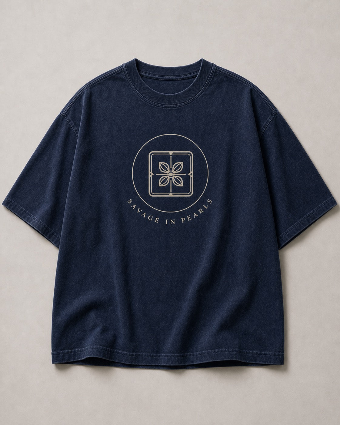 Saint Maurice Tee — navy colorway