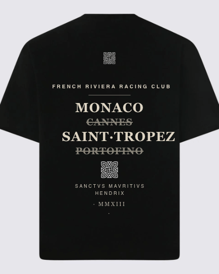 Riviera Racing Tee — Black