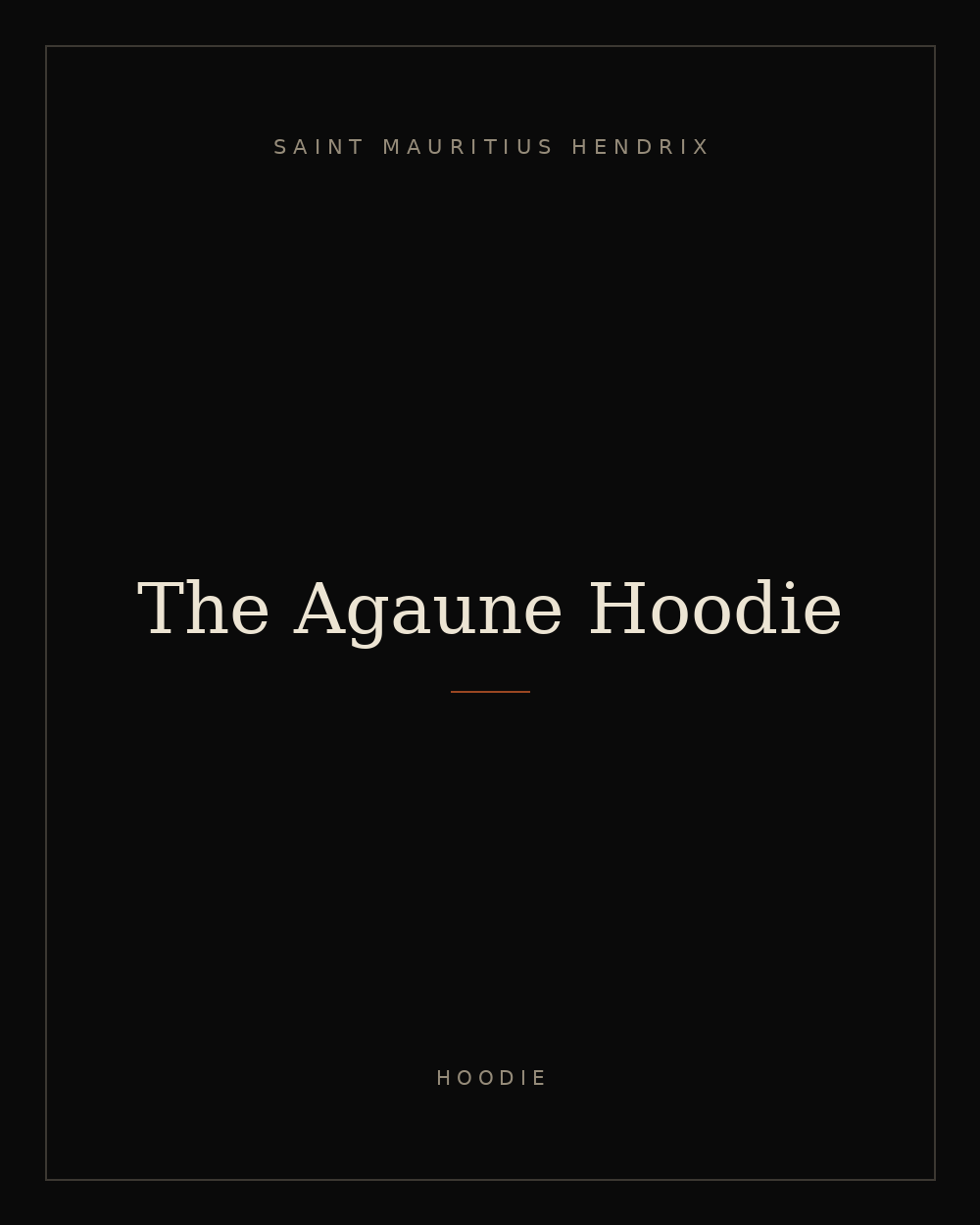 The Agaune Hoodie — placeholder
