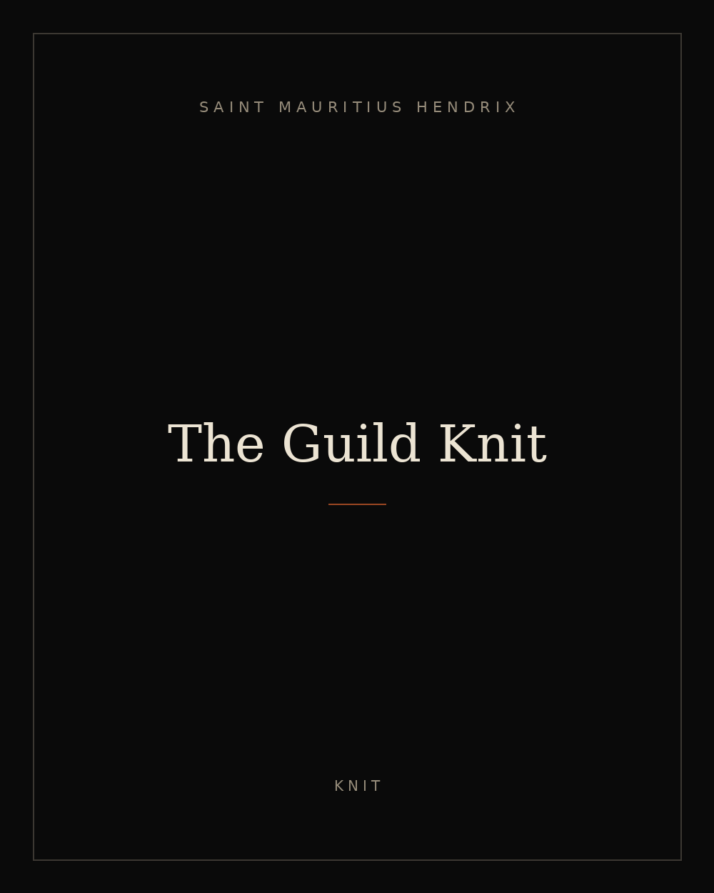 The Guild Knit — placeholder